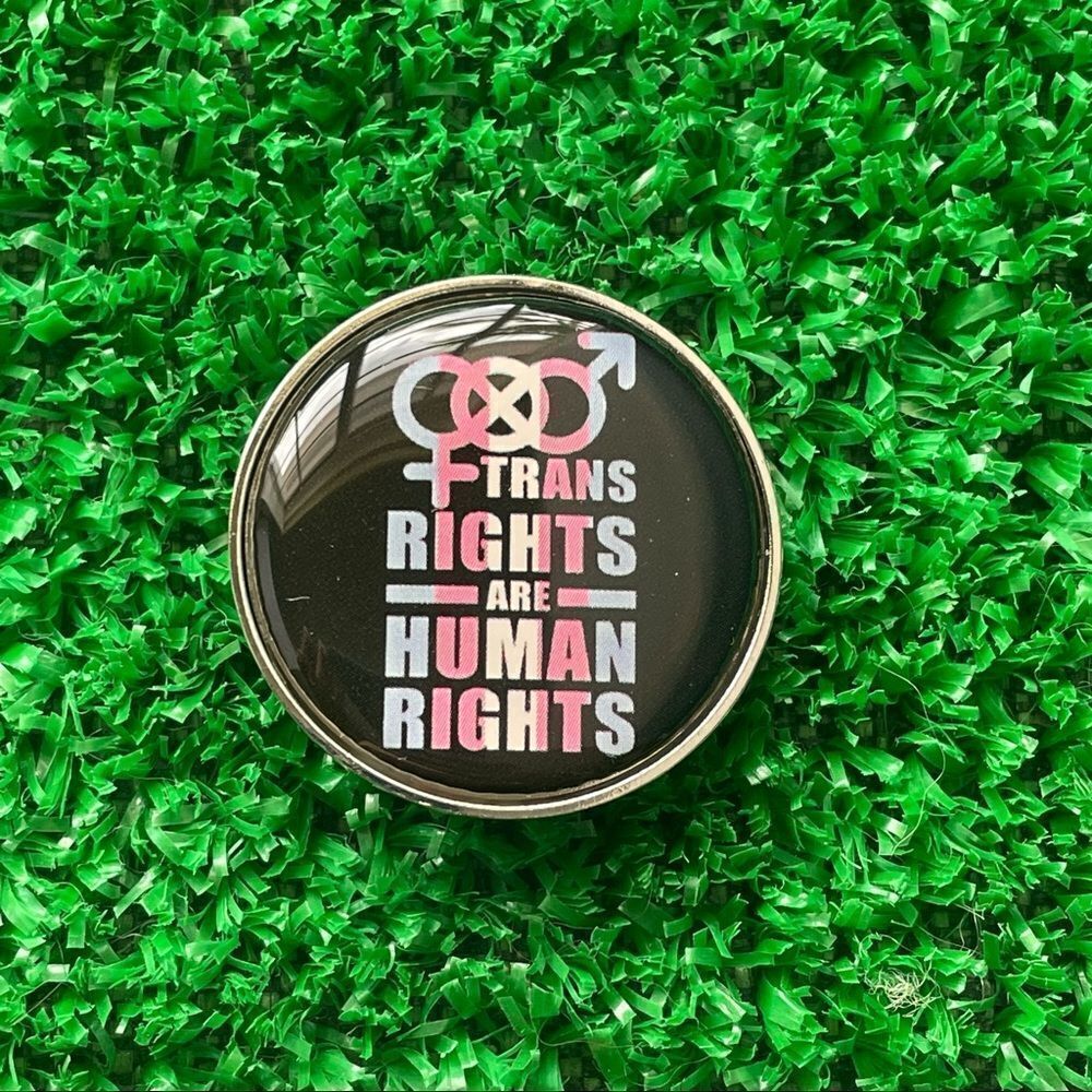 Trans Rights Enamel Pin/ Brooch Lapel - Picture 6 of 6